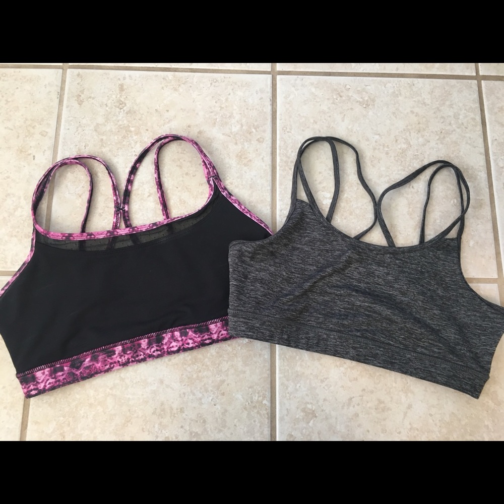 Set of 2 Gaiam sports bras